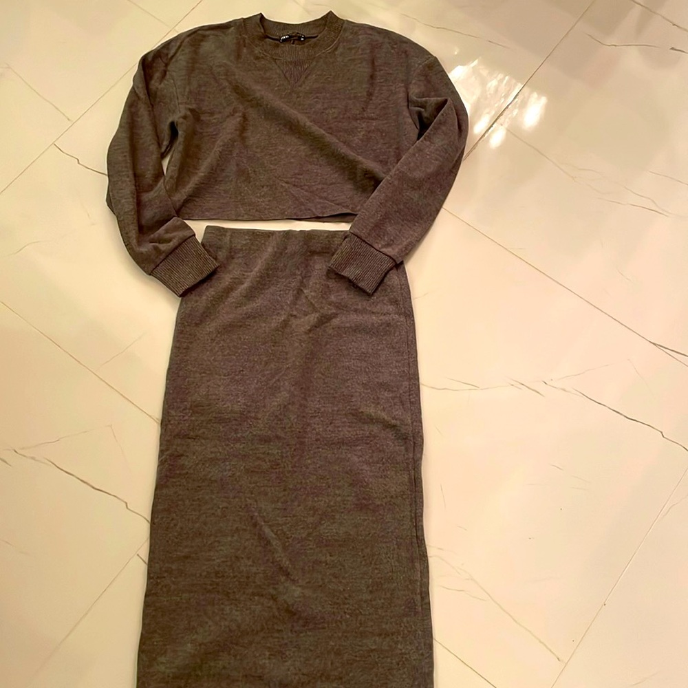 Zara Sweater and Skirt Set